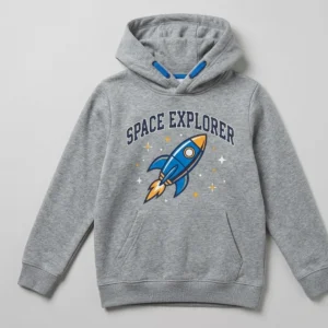 boys printed hoodie