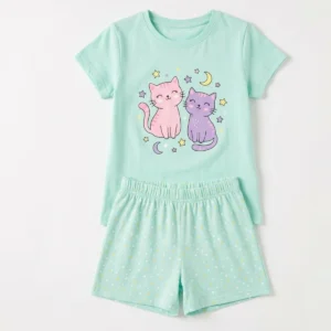 girls cartoon night suit